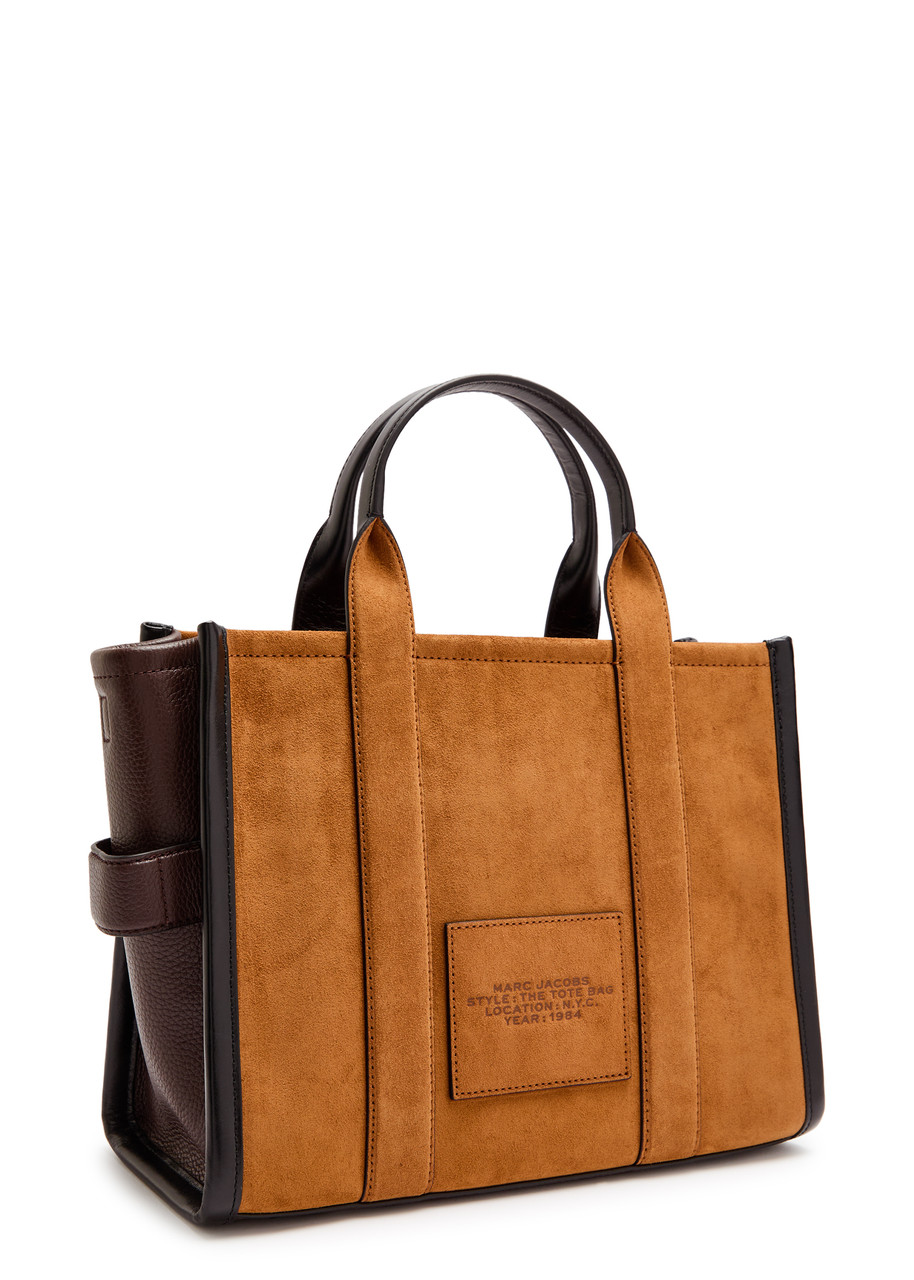 Marc Jacobs The Tote Medium Suede Tote Bag In Brown