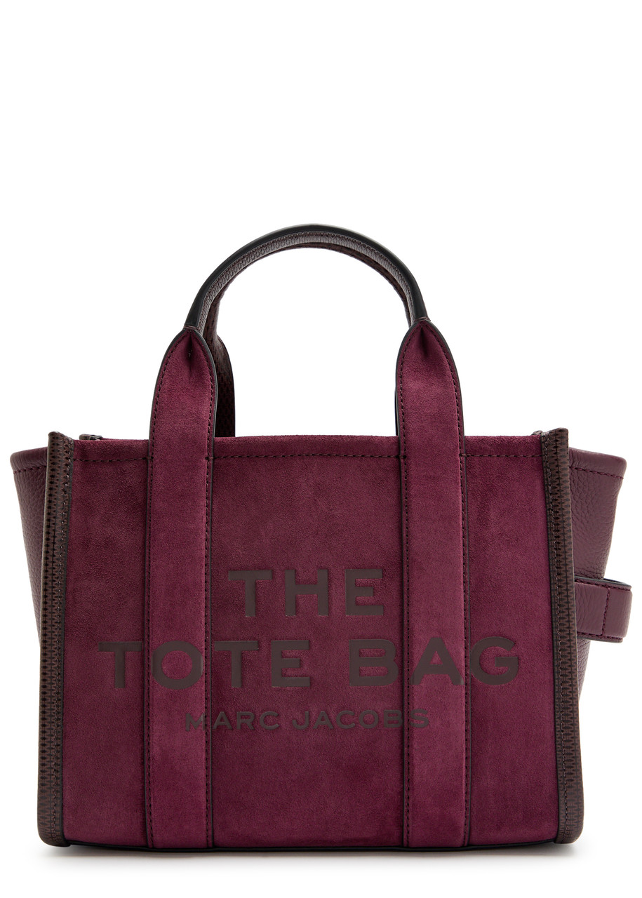Marc Jacobs The Tote Small Suede Tote Bag In Purple