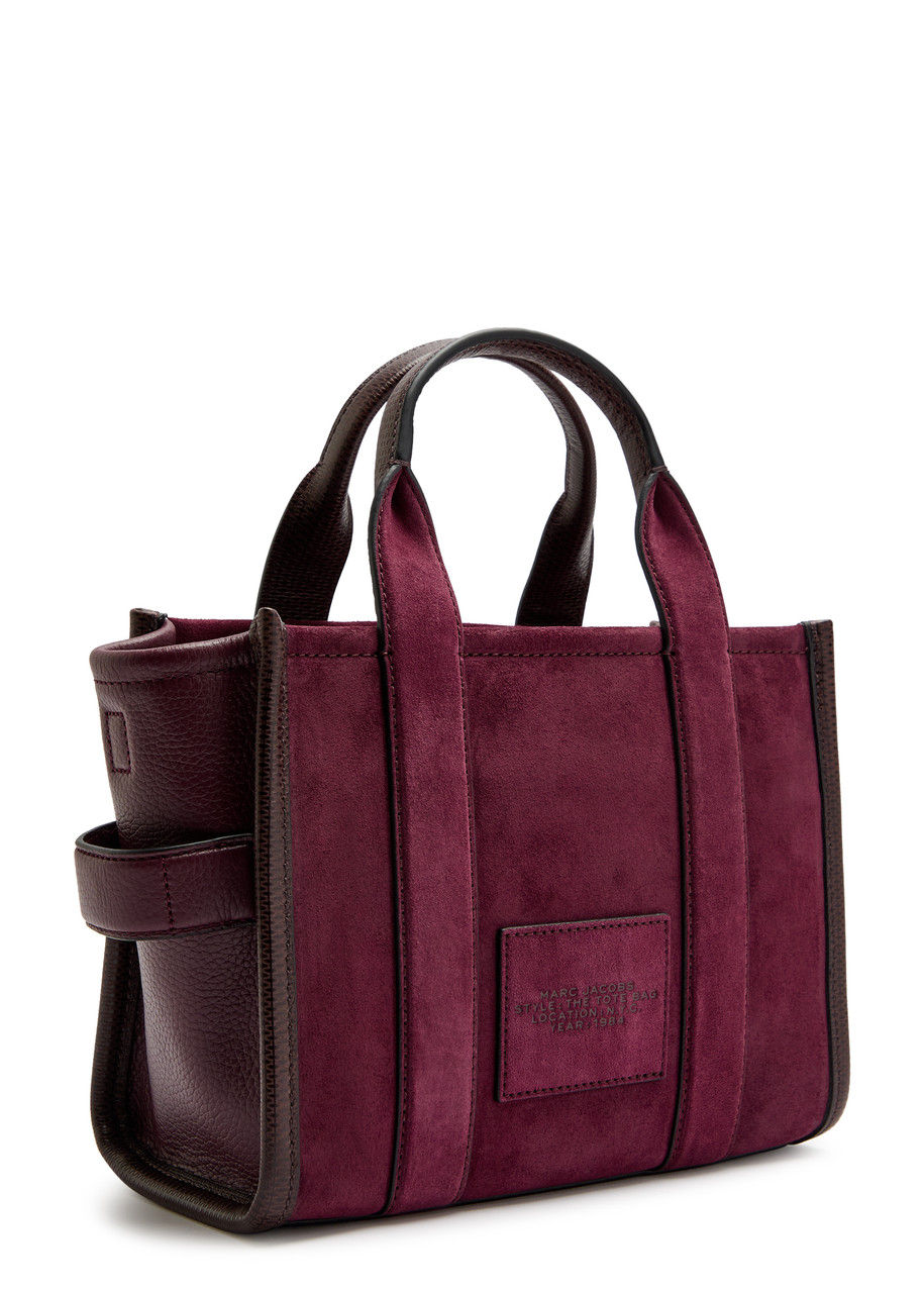 Marc Jacobs The Tote Small Suede Tote Bag In Purple