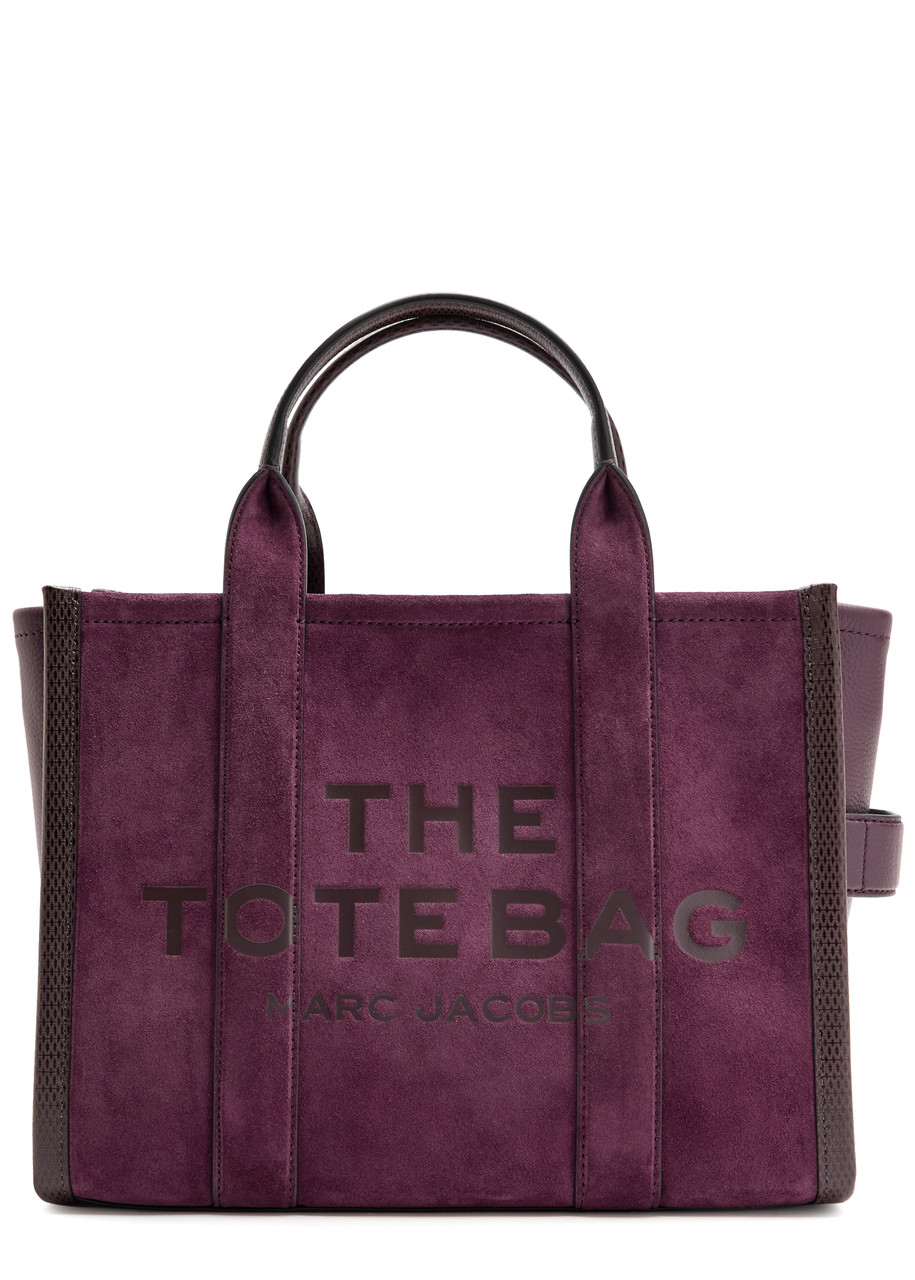 Marc Jacobs The Tote Medium Suede Tote Bag In Purple