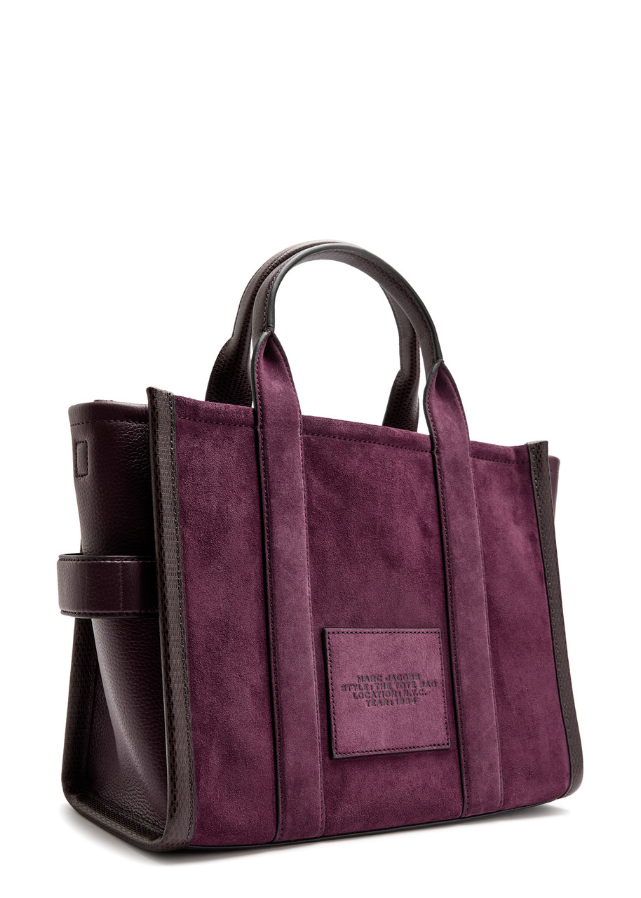Marc Jacobs The Tote Medium Suede Tote Bag In Purple