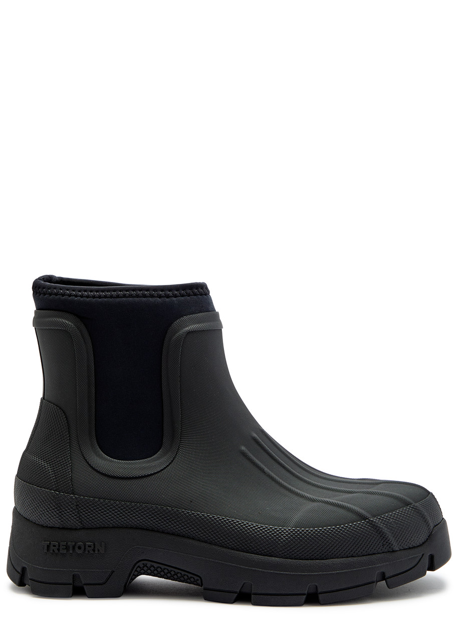 Kassl Editions X Tretorn Marie Rubber Ankle Boots - Black - 38 (IT38 / UK5)