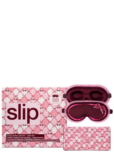 Slip Pure Silk Lovely Lashes Gift Set With Lace Trim - Cutie Pie