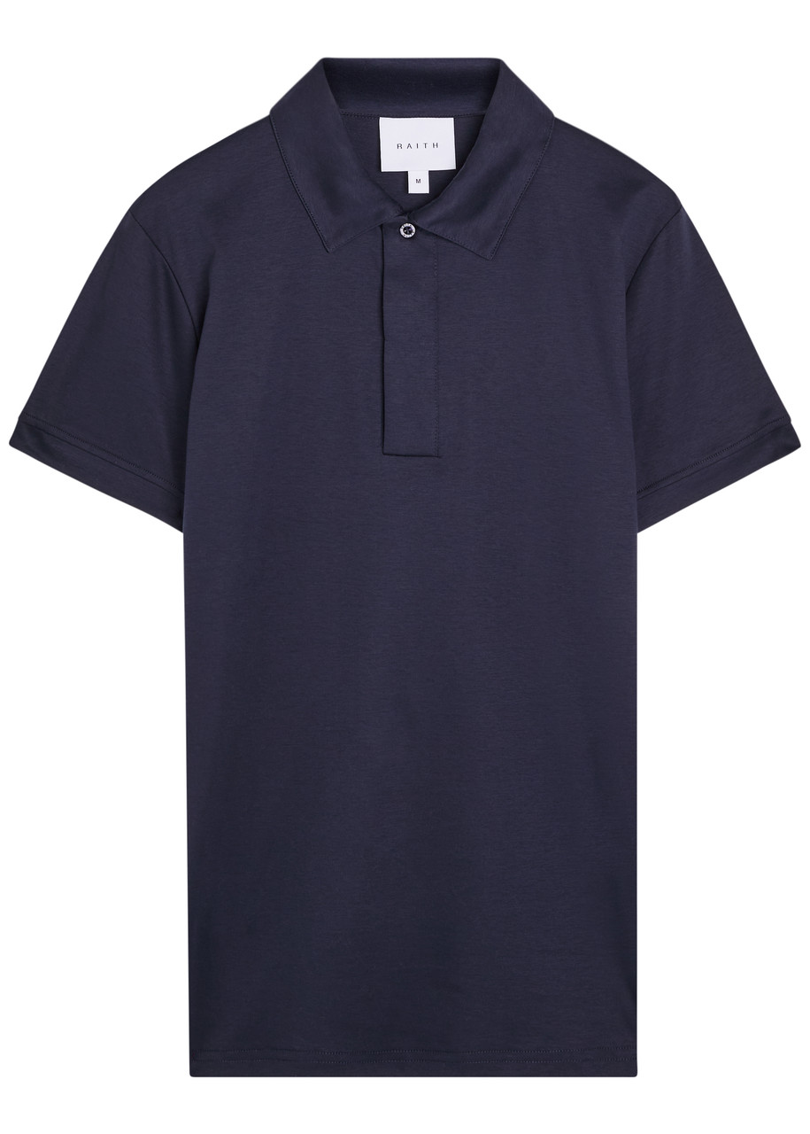 Raith Santi Mercerized Cotton Polo Shirt In Multi