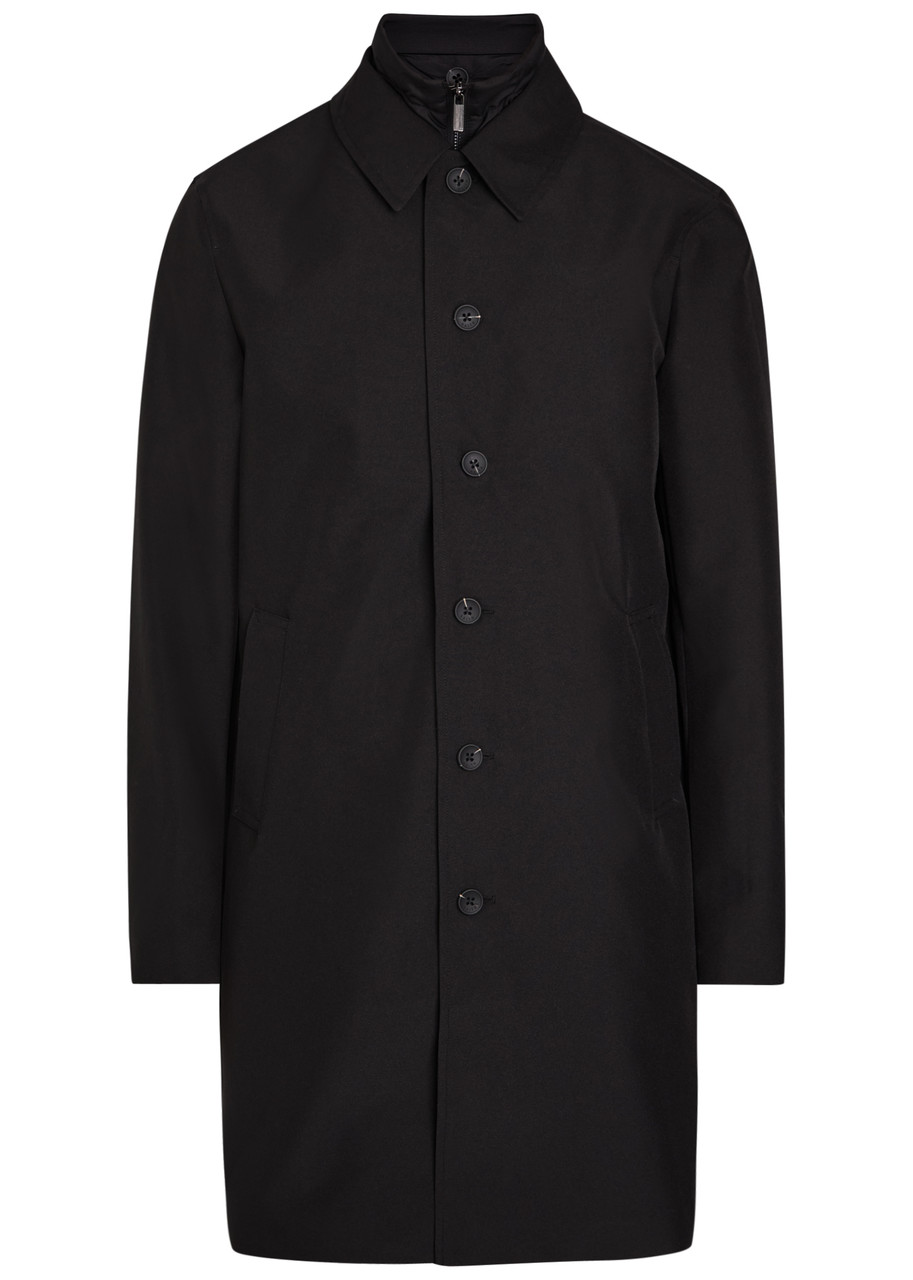 Raith Portico Woven Coat In Black
