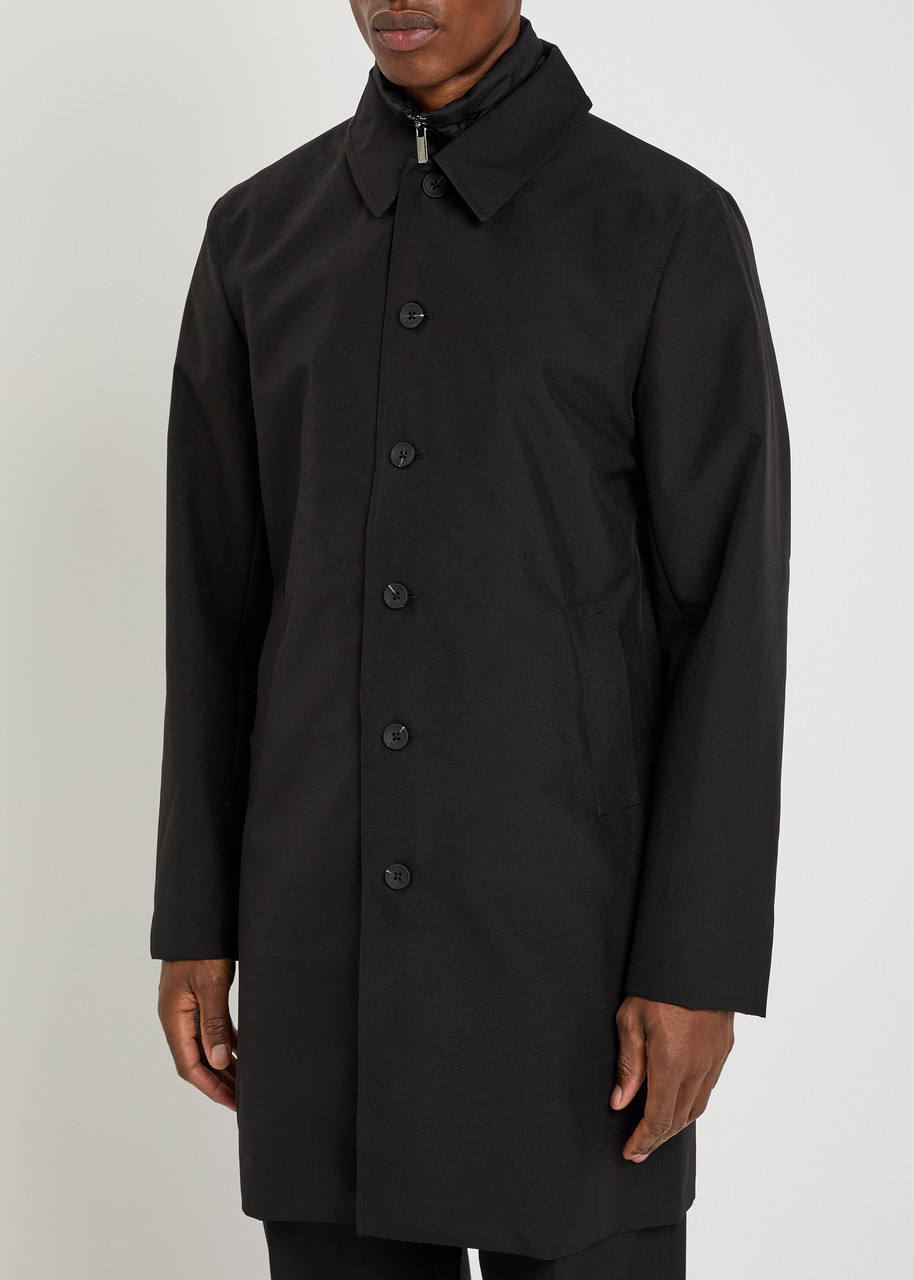 Raith Portico Woven Coat In Black
