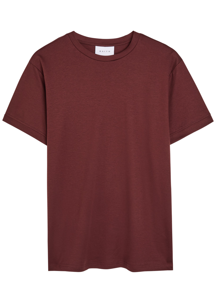 Raith Luxe Mercerised Cotton T-shirt In Multi