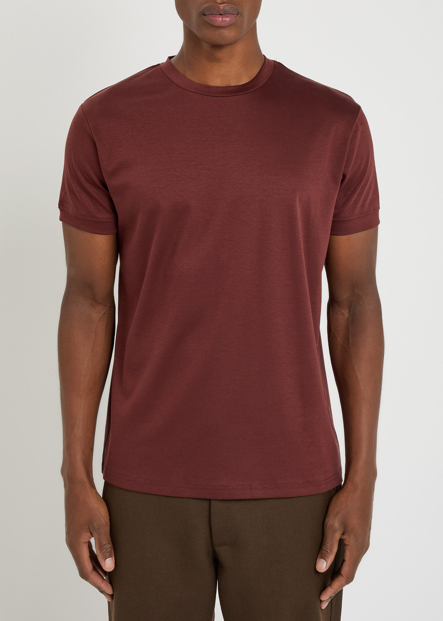 Raith Luxe Mercerised Cotton T-shirt In Multi