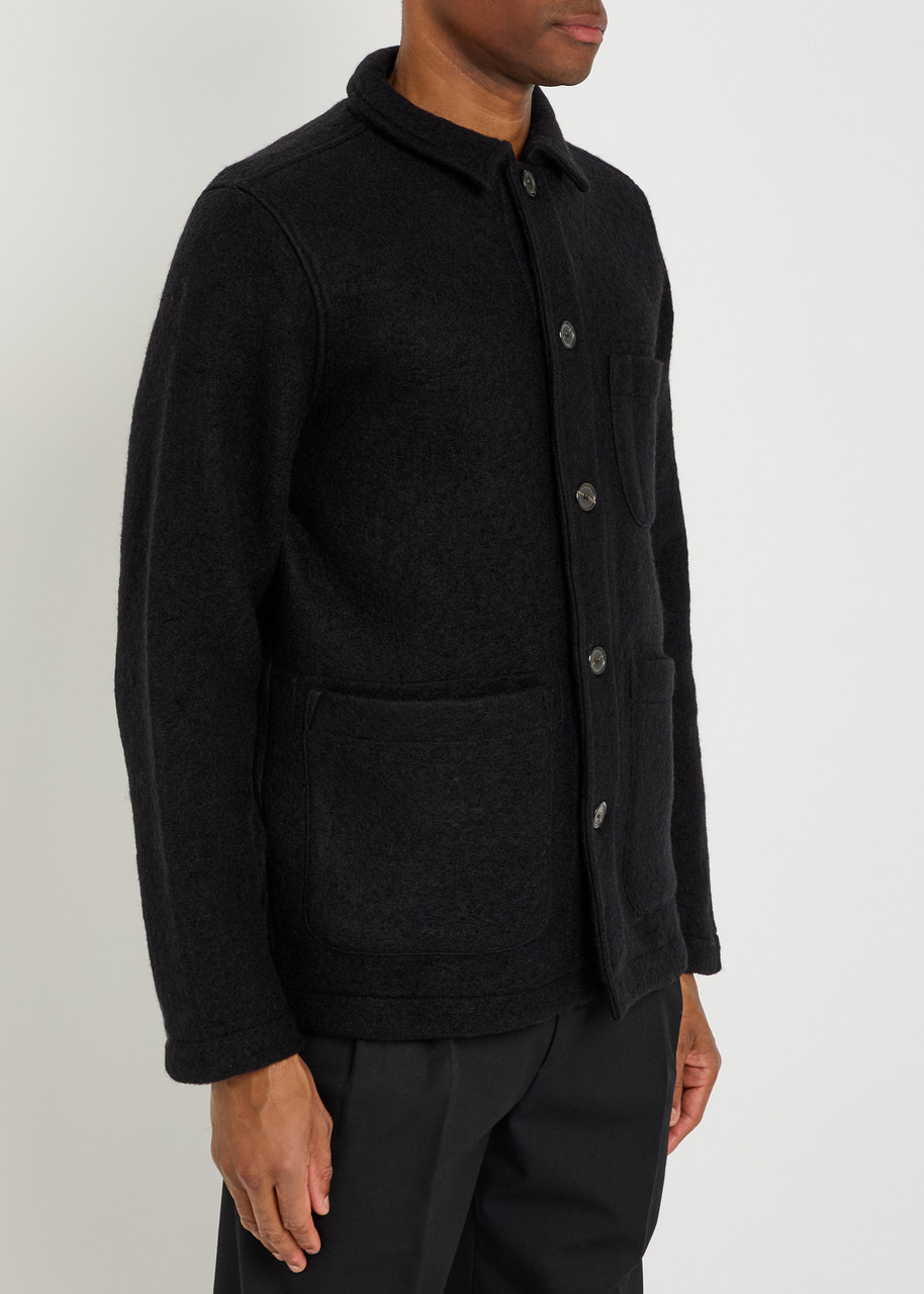  Universal Works Wool-blend Jacket - Black - Xxl 