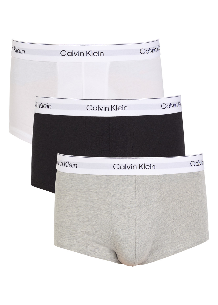 Calvin Klein Icon Stretch-cotton Trunks – set of Three – Multicoloured – XL Calvin Klein Icon Stretch-cotton Trunks – set of Three – Multicoloured – XL