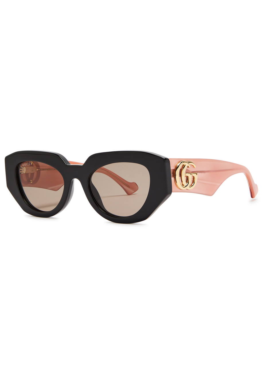 Gucci Cat-eye Sunglasses - Black - One Size