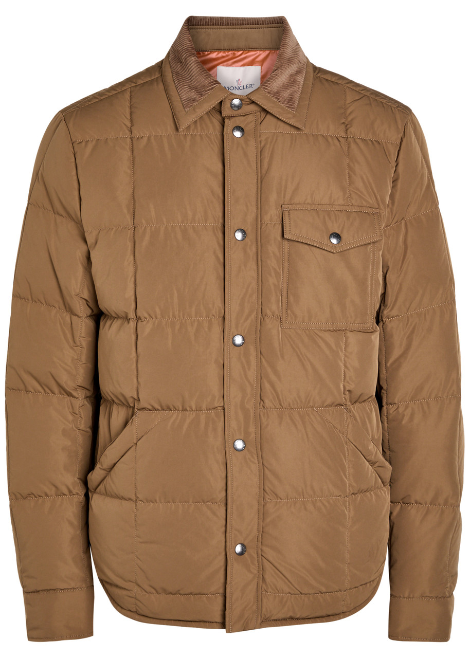 Moncler Marcilly Padded Shell Jacket - Beige - 2 (UK38 / M)