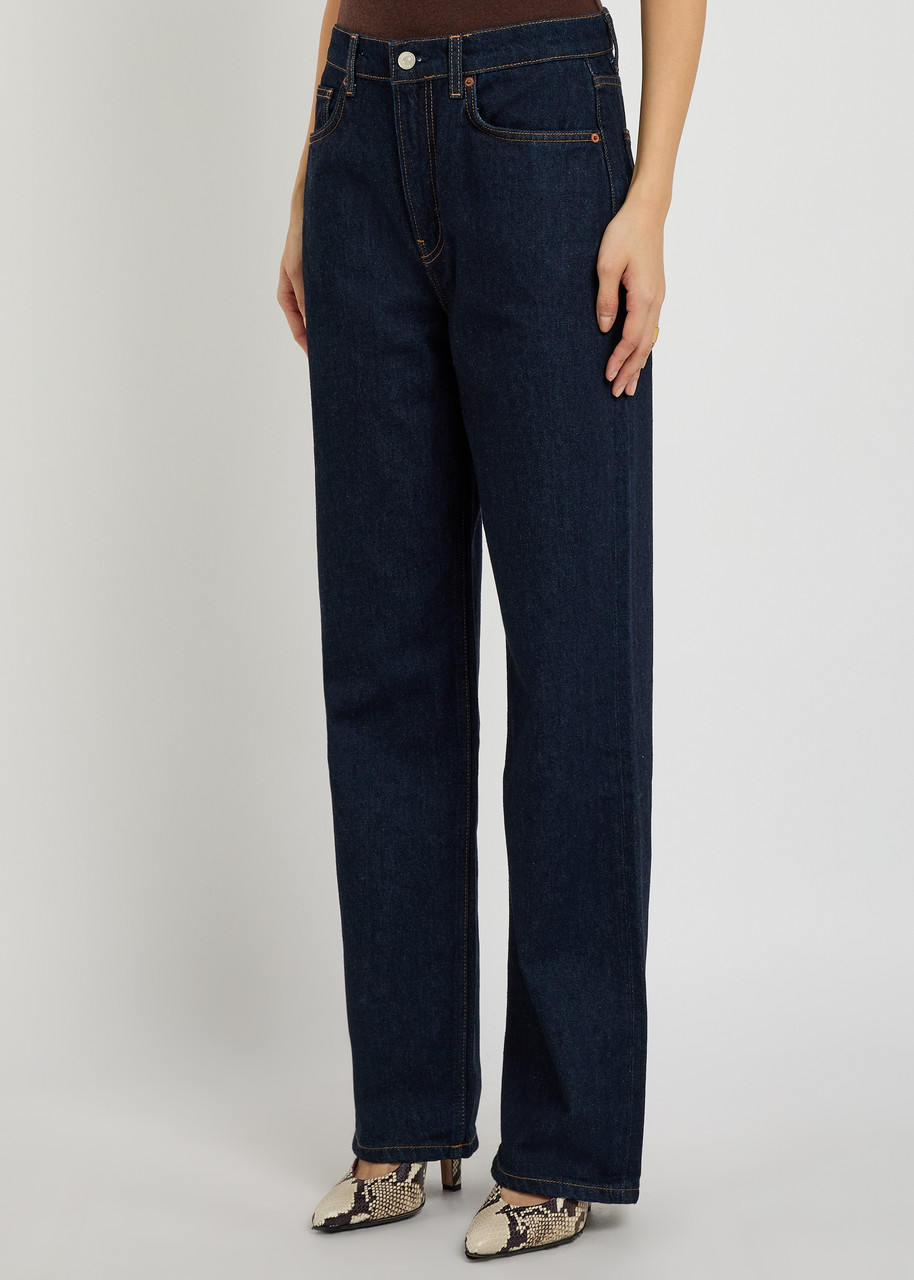 Reformation Harriet Straight-leg Jeans In Blue