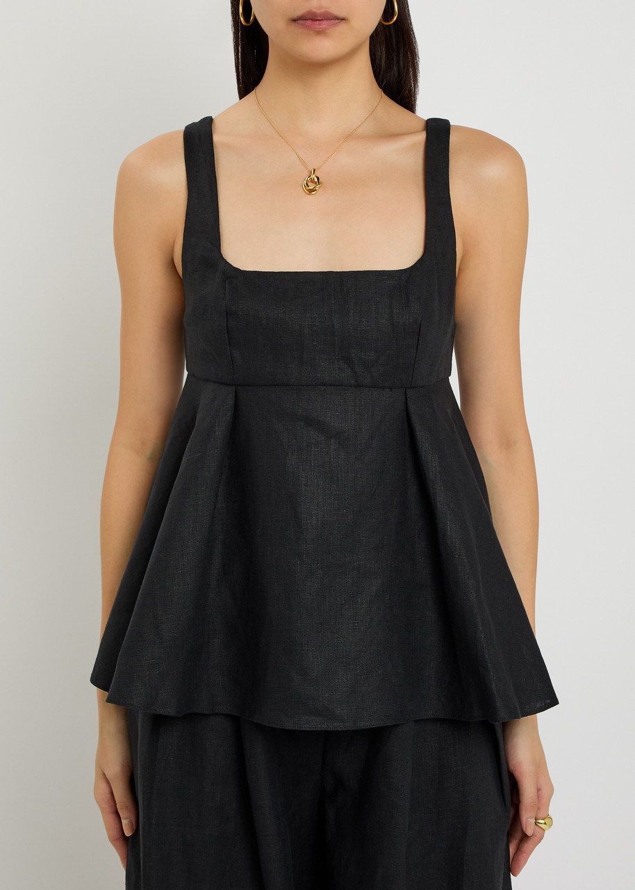Faithfull The Brand Ellie Linen Top In Multi