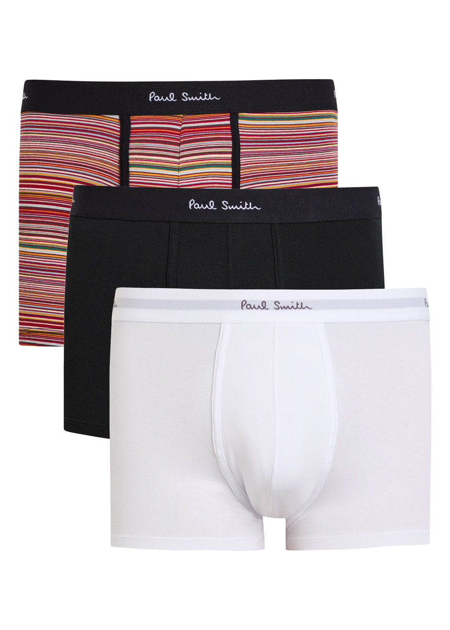 Paul Smith Stretch-cotton Trunks - set of Three - Multicoloured - XL