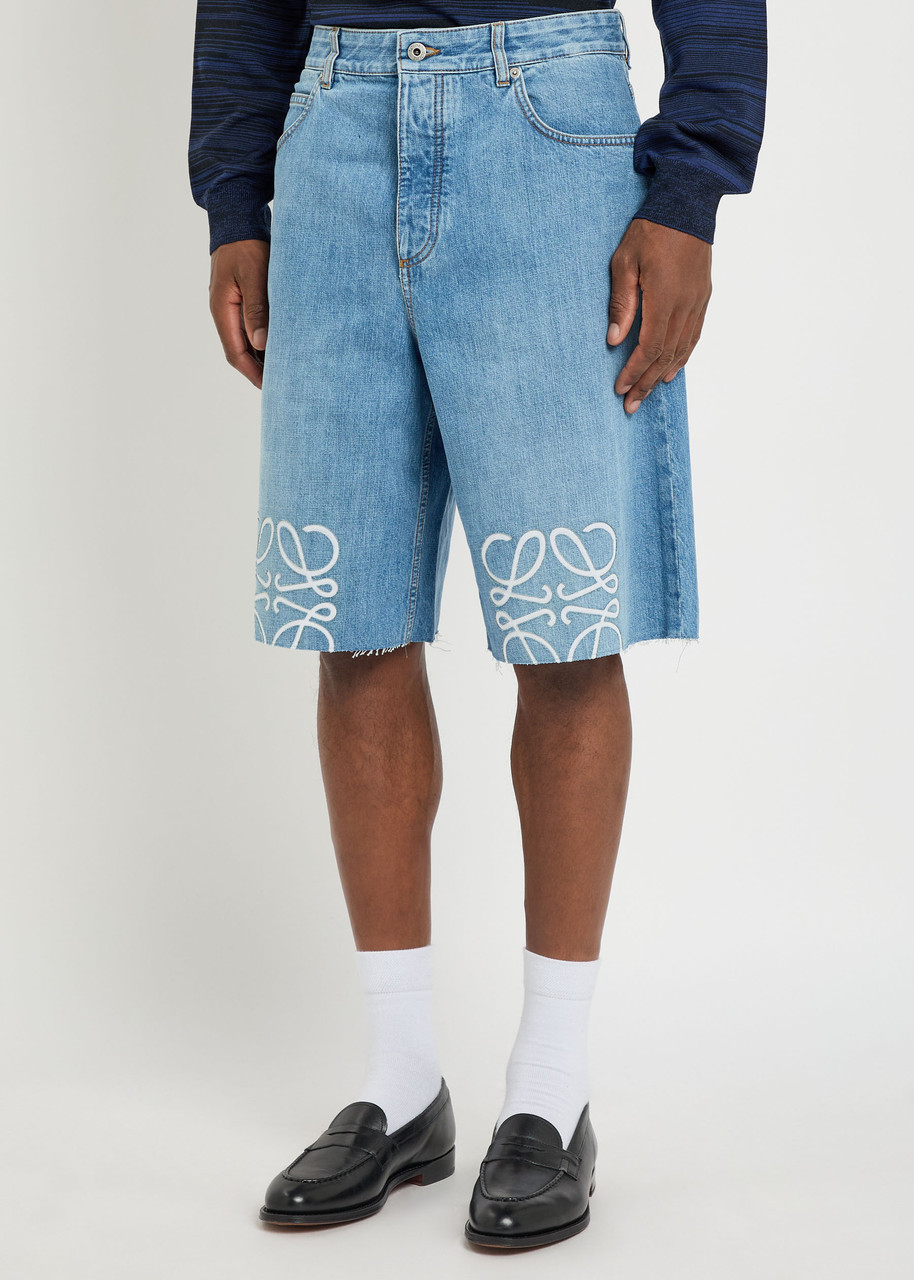  Loewe Anagram Denim Shorts - 50 (it50 / L) 