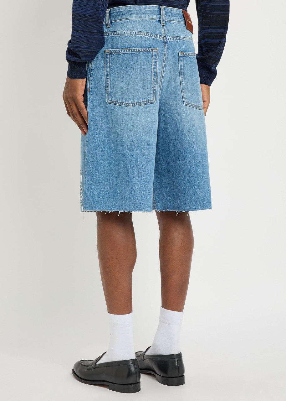  Loewe Anagram Denim Shorts - 50 (it50 / L) 