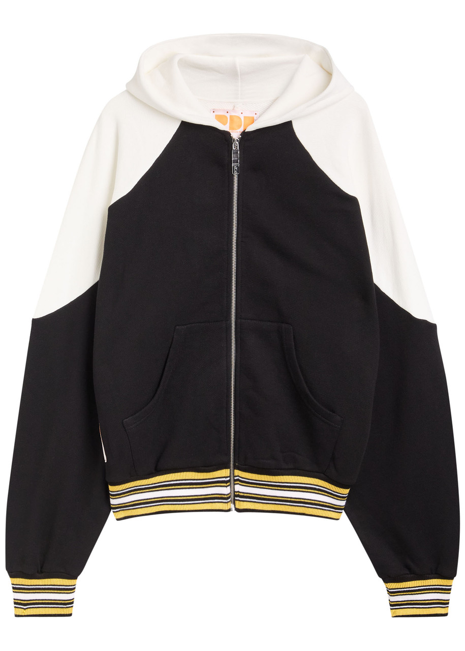Pdf Channel Giulio Hooded Colour-block Cotton Sweatshirt In Multi