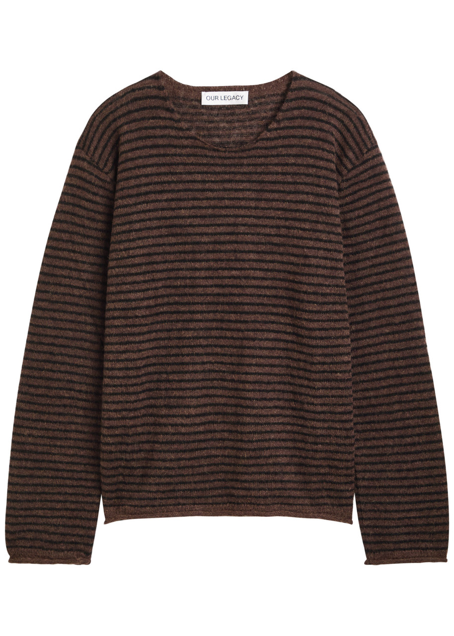 Our Legacy Rigid Striped Alpaca-blend Jumper - Stripe - 48 (IT48 / M)