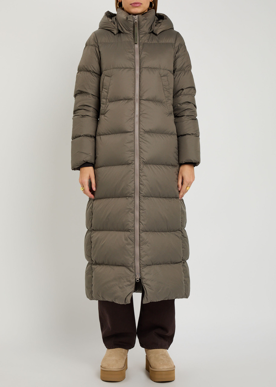 Canada Goose Mystique Quilted Arctic-tech Coat – Taupe – L (UK14 / L)