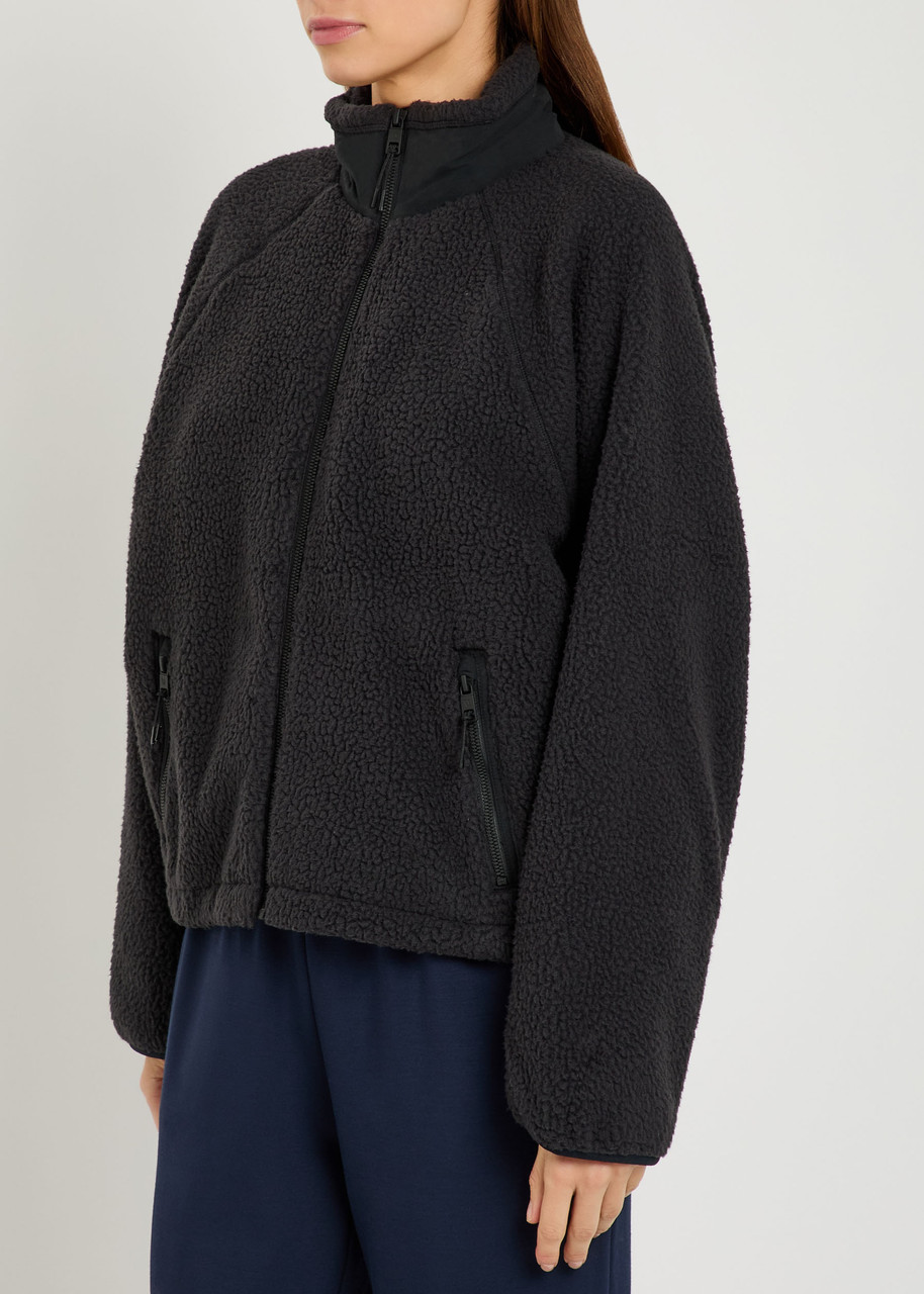 Vuori Alpine Fleece Jacket In Black