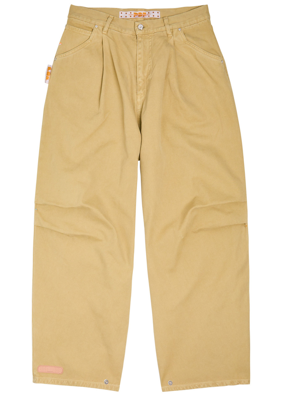 Pdf Channel Fat Angelo Straight-leg Twill Trousers - Sand - 32 (W32 / M)