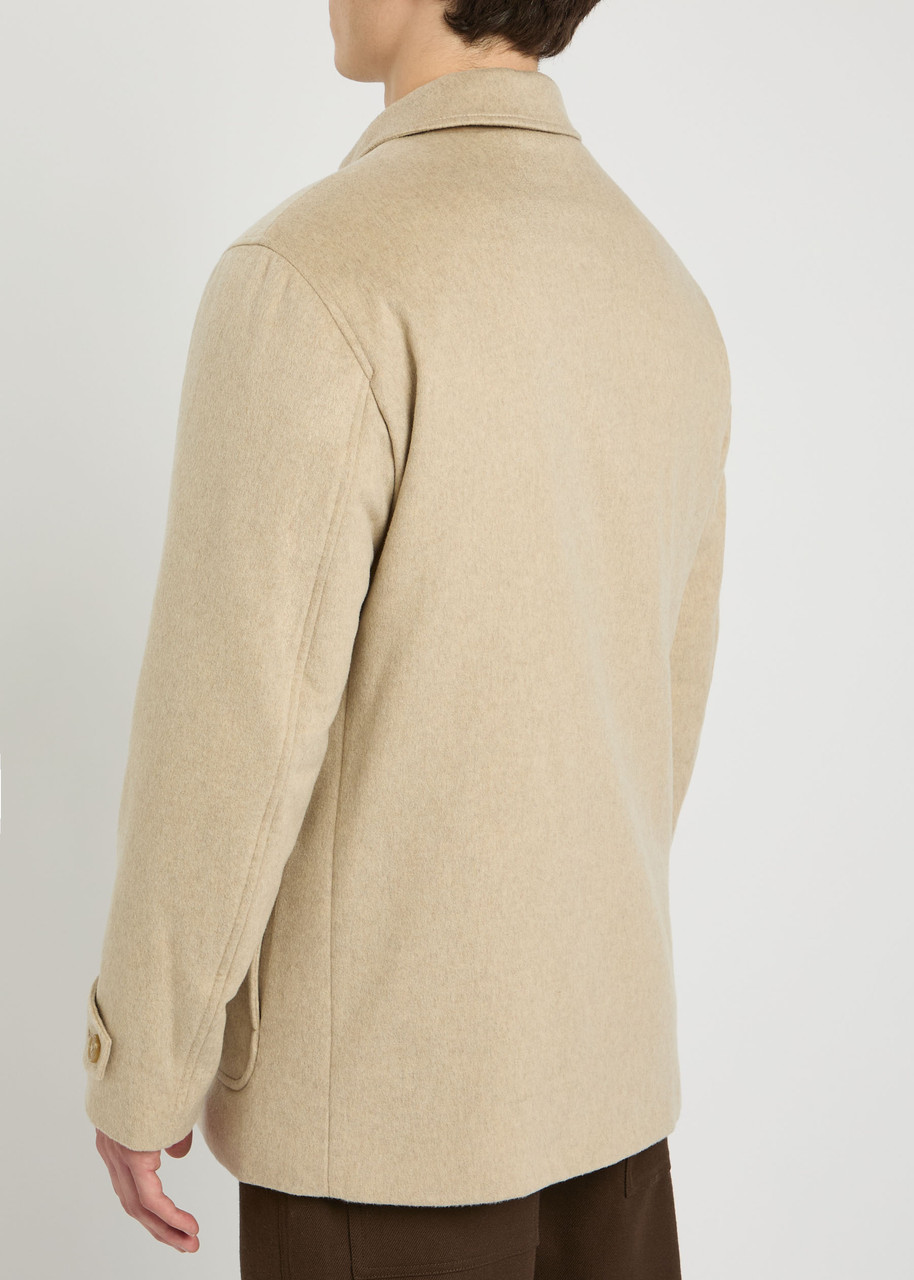  Aurélien Wool And Cashmere-blend Jacket - Beige - Xl 