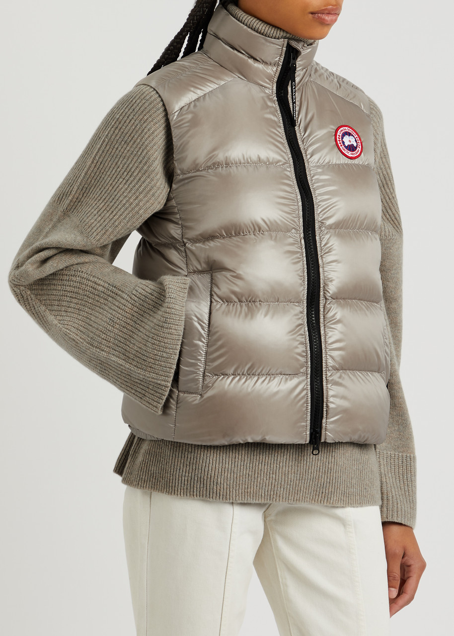 Canada Goose Cypress Quilted Feather-light Shell Gilet In Neutral