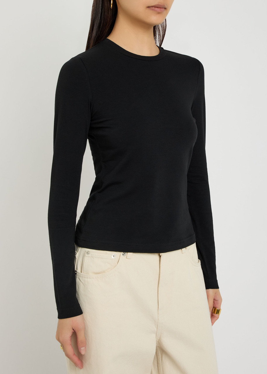 Varley Edna Jersey Top In Black