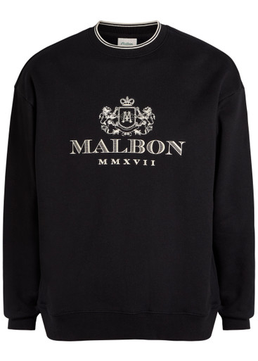MALBON Monarch logo-embroidered cotton sweatshirt | Harvey Nichols