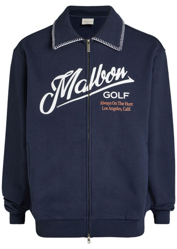 MALBON: Maxewell logo-print cotton sweatshirt
