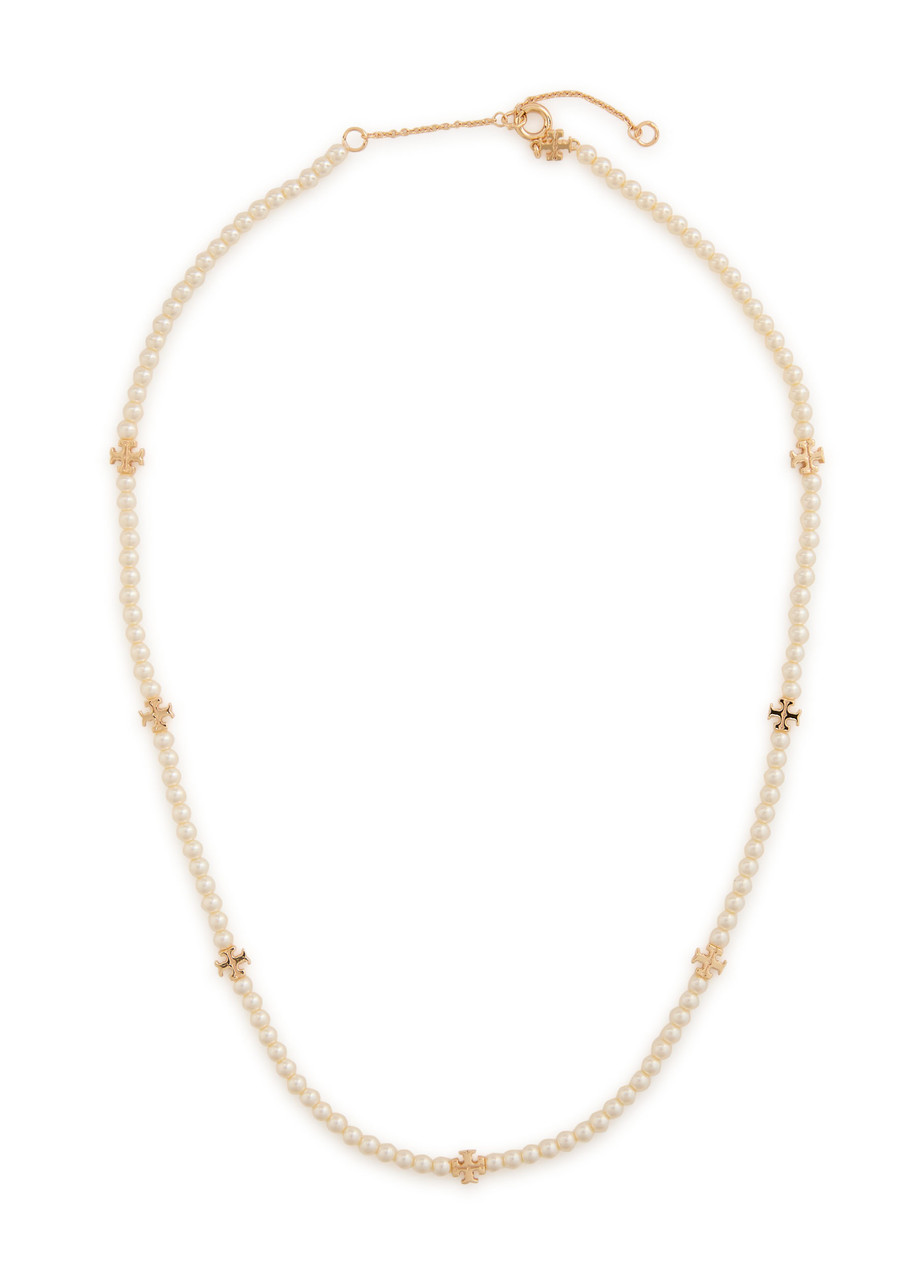 Tory Burch Kira Pearl 18kt Gold-plated Necklace - One Size