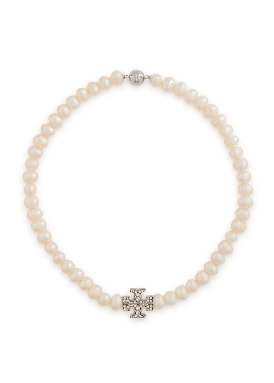 Tory Burch Kira Pearl Necklace - One Size