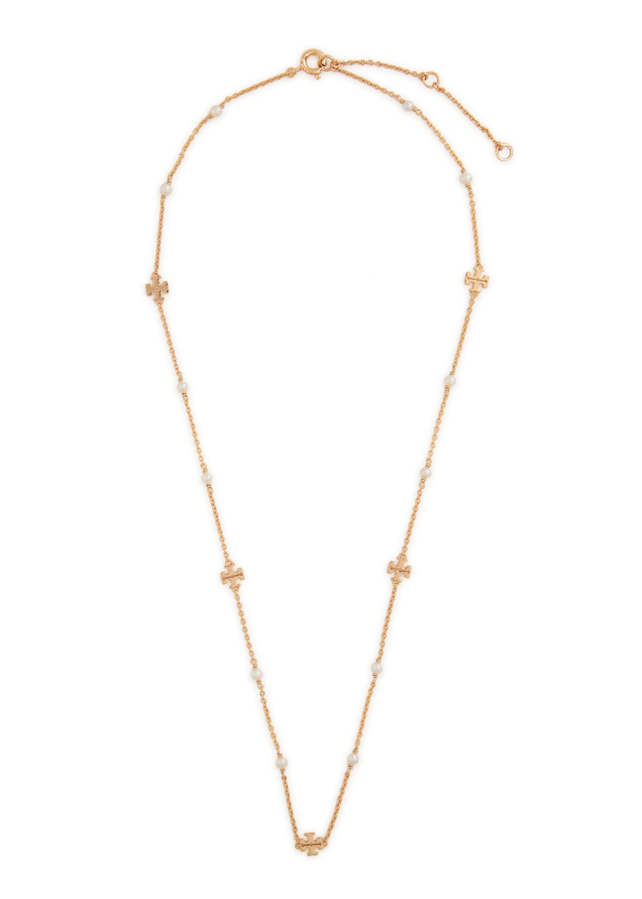 Tory Burch Moondance Pearl 18kt Gold-plated Necklace - One Size