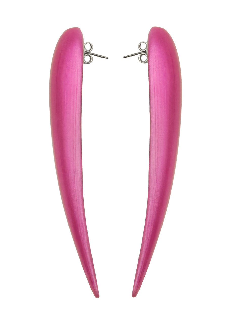 Hugo Kreit Nail Earrings - Pink - One Size