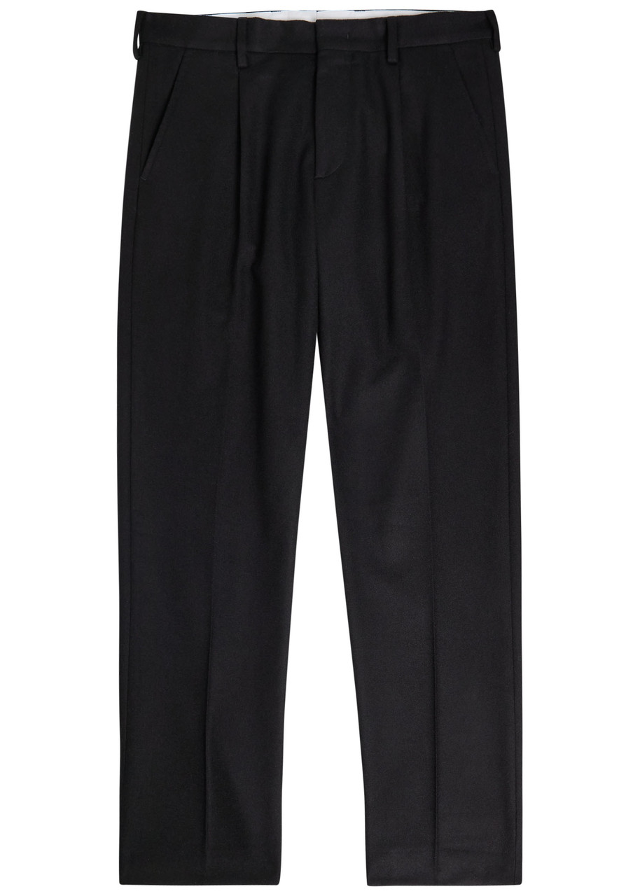 NN07 Bill Tapered-leg Wool-blend Trousers – Black – 34 (W34 / L) NN07 Bill Tapered-leg Wool-blend Trousers – Black – 34 (W34 / L)