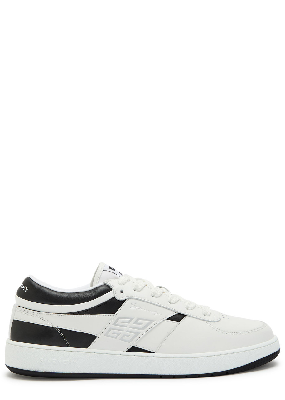 Givenchy G Move Low-top Leather Sneakers In White