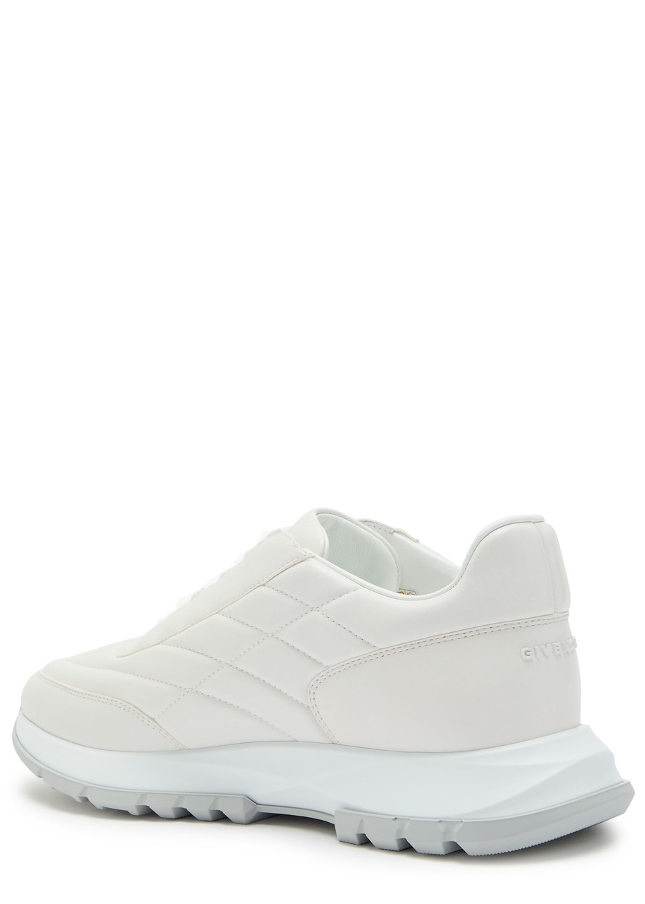 Givenchy Trainers Sneakers In Shiny Padded Leather In White