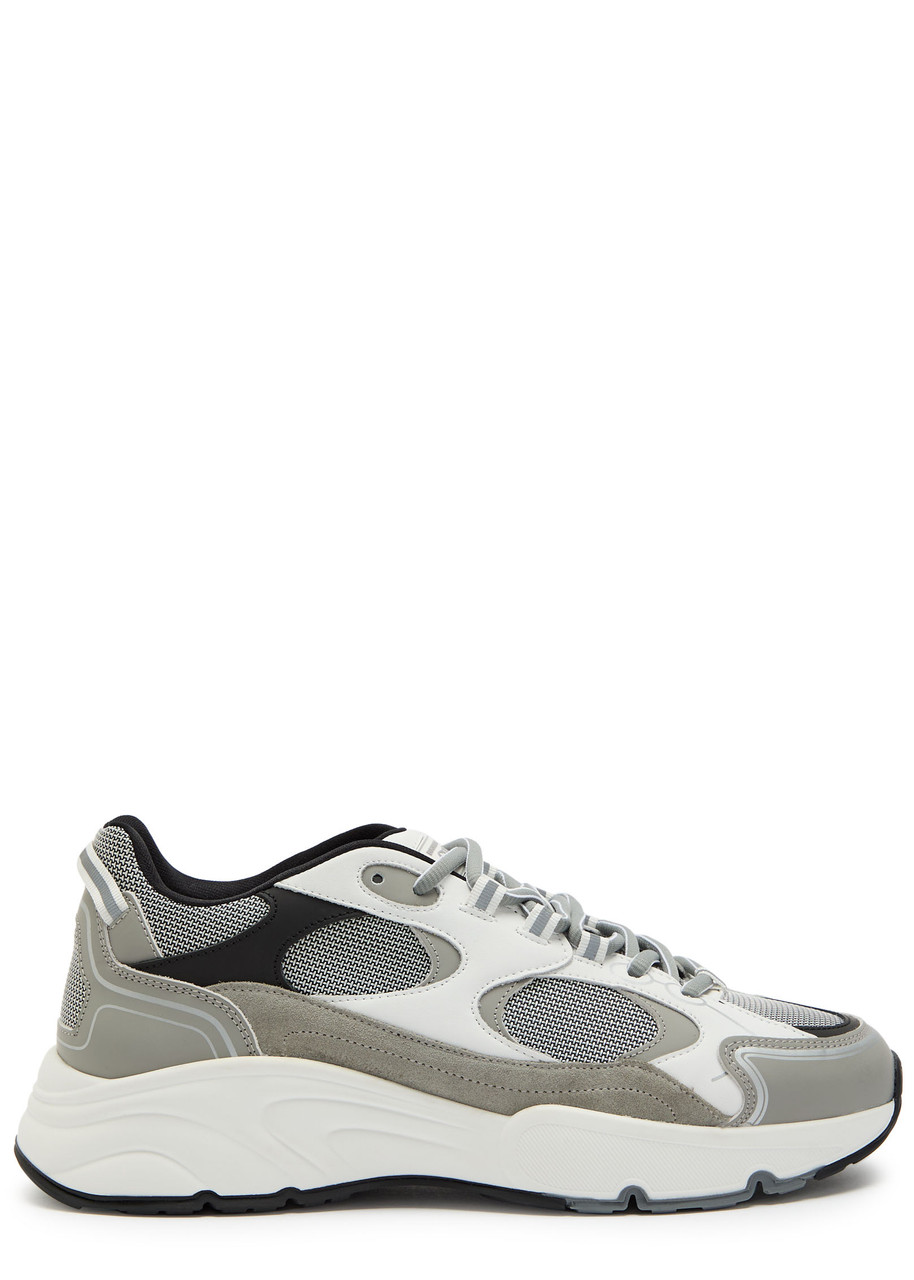 Cleens Pulse Runner Panelled Mesh Sneakers In Multi