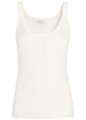Lucy pointelle wool tank
