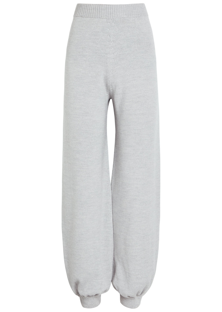 Mm Agnani Wool Sweatpants In Gray