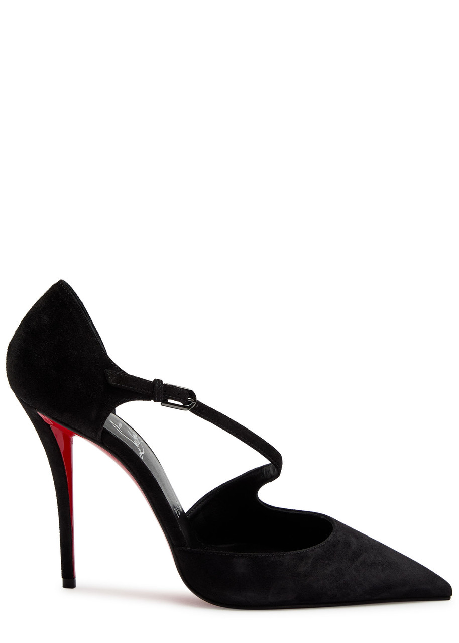 Christian Louboutin Miss Ziggyta 100 Suede Pumps In Multi
