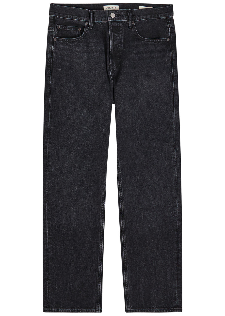 Frame The Straight-leg Denim Jeans - Black - 38 (W38 / Xxl)