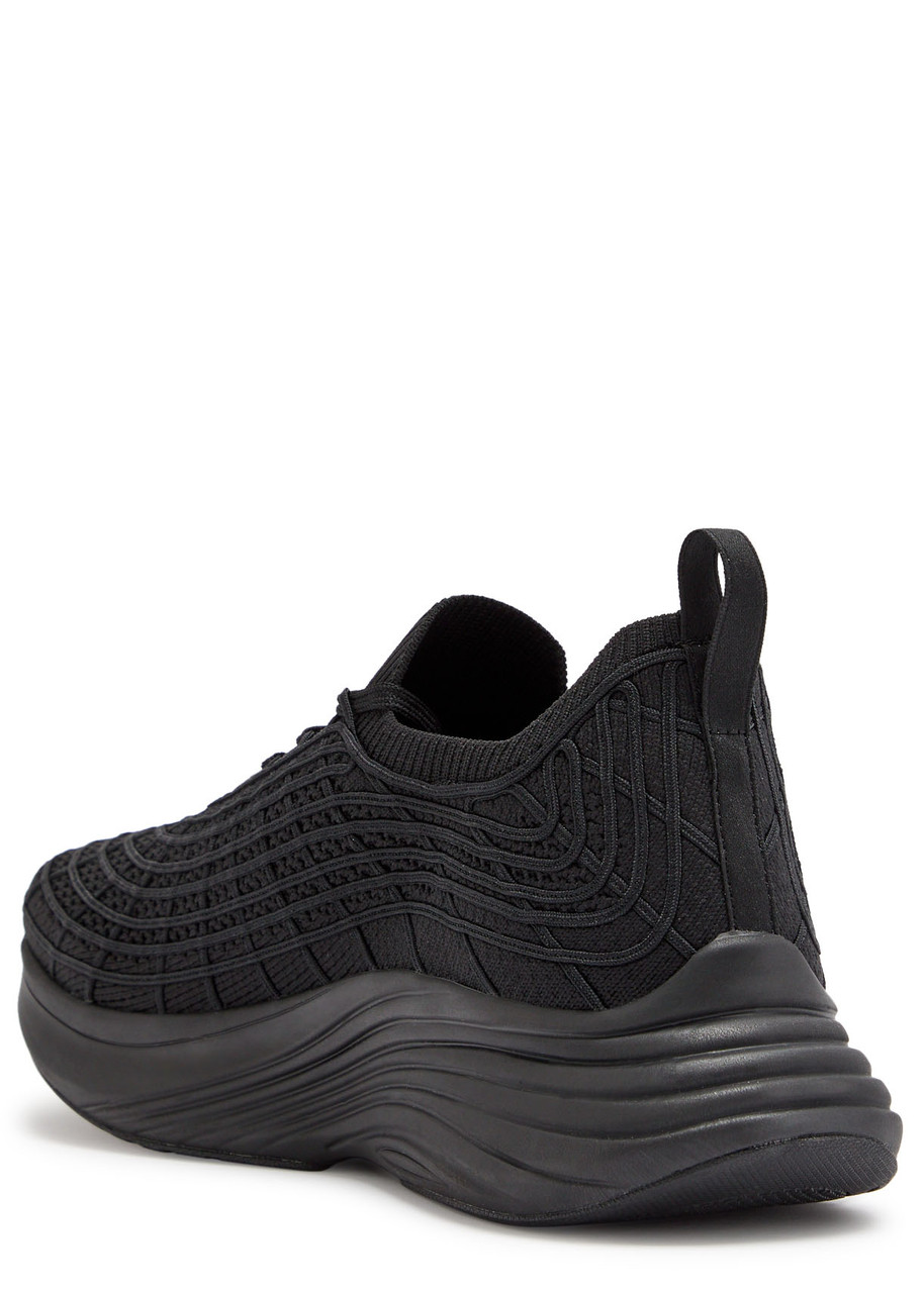 Apl Athletic Propulsion Labs Athletic Propulsion Labs Techloom Zipline Knitted Sneakers In Black