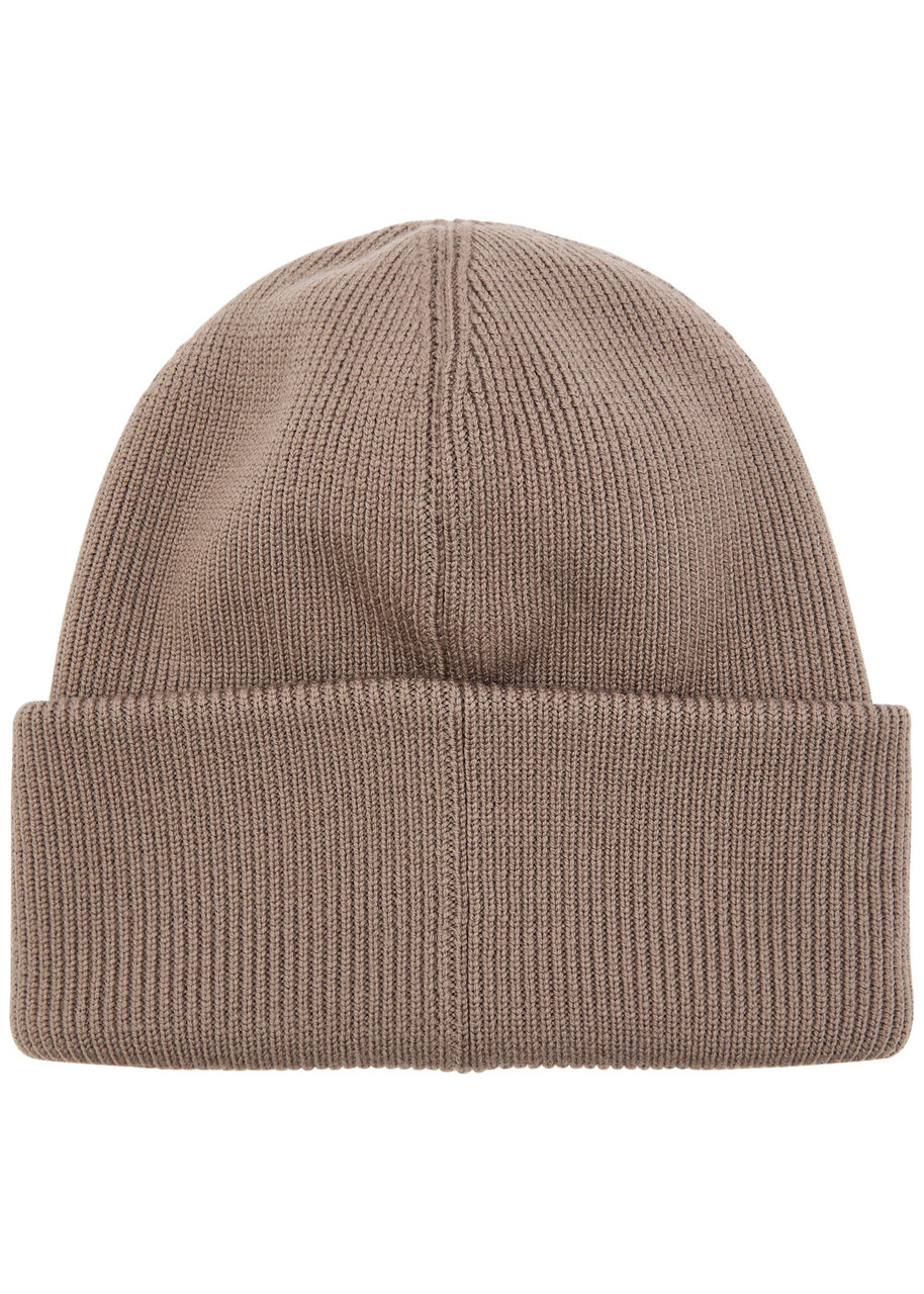 Canada Goose Arctic Ribbed Wool Beanie In Brown