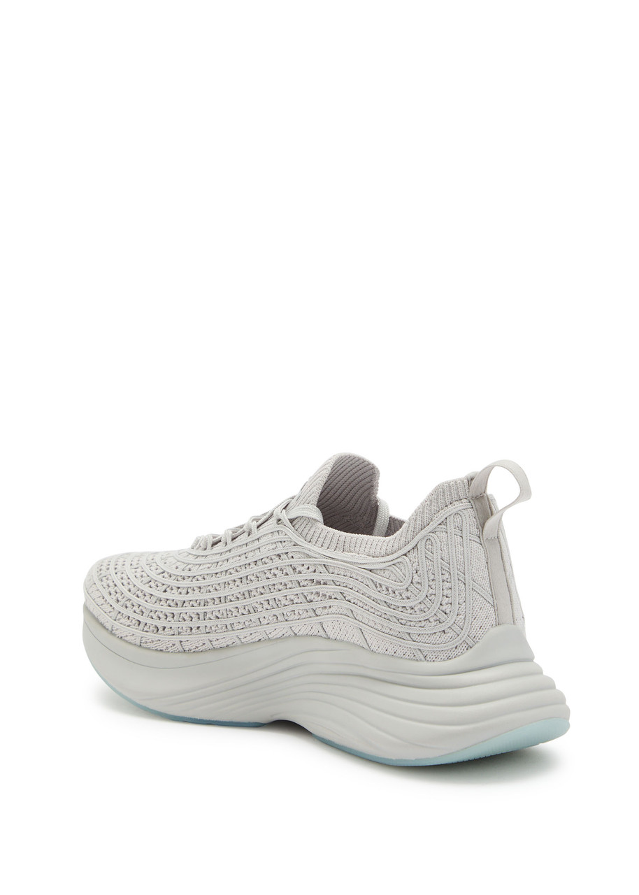 Apl Athletic Propulsion Labs Athletic Propulsion Labs Techloom Zipline Embroidered Knit Sneakers In Gray