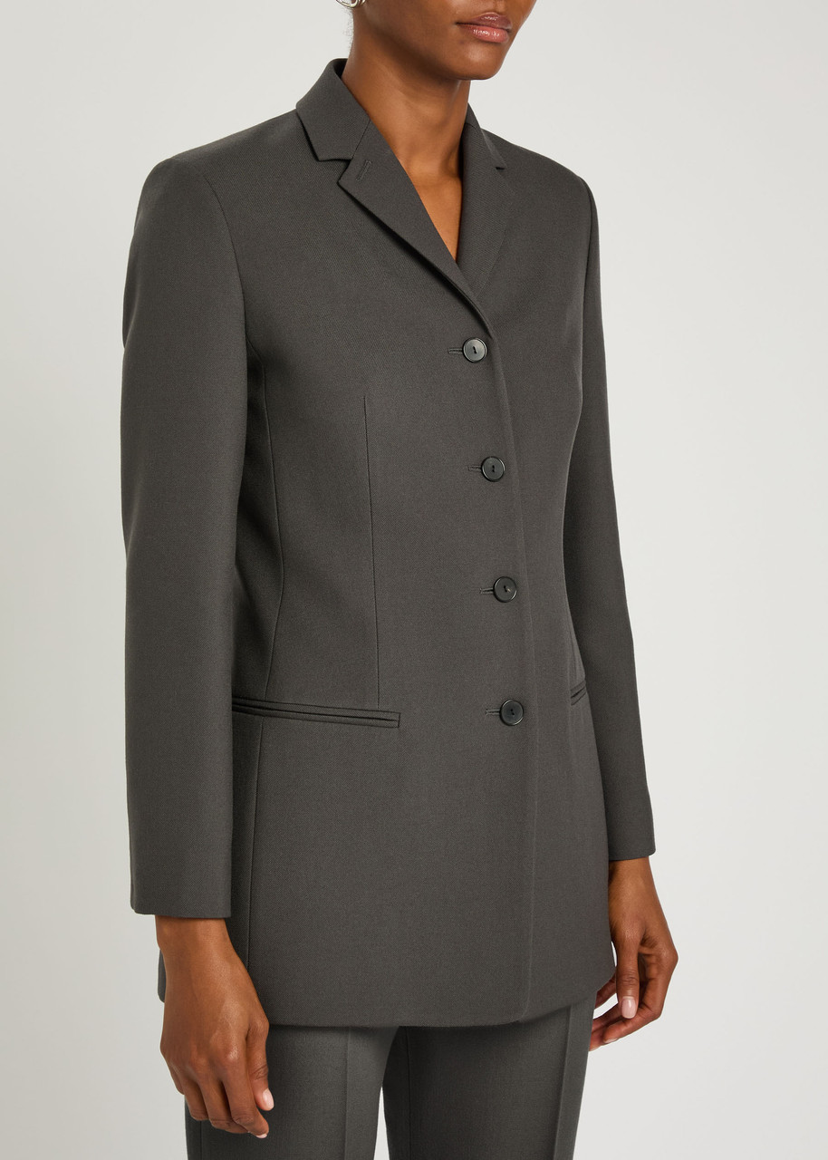  Calvin Klein Adrian Wool Blazer - Grey - 44 (uk12 / M) 