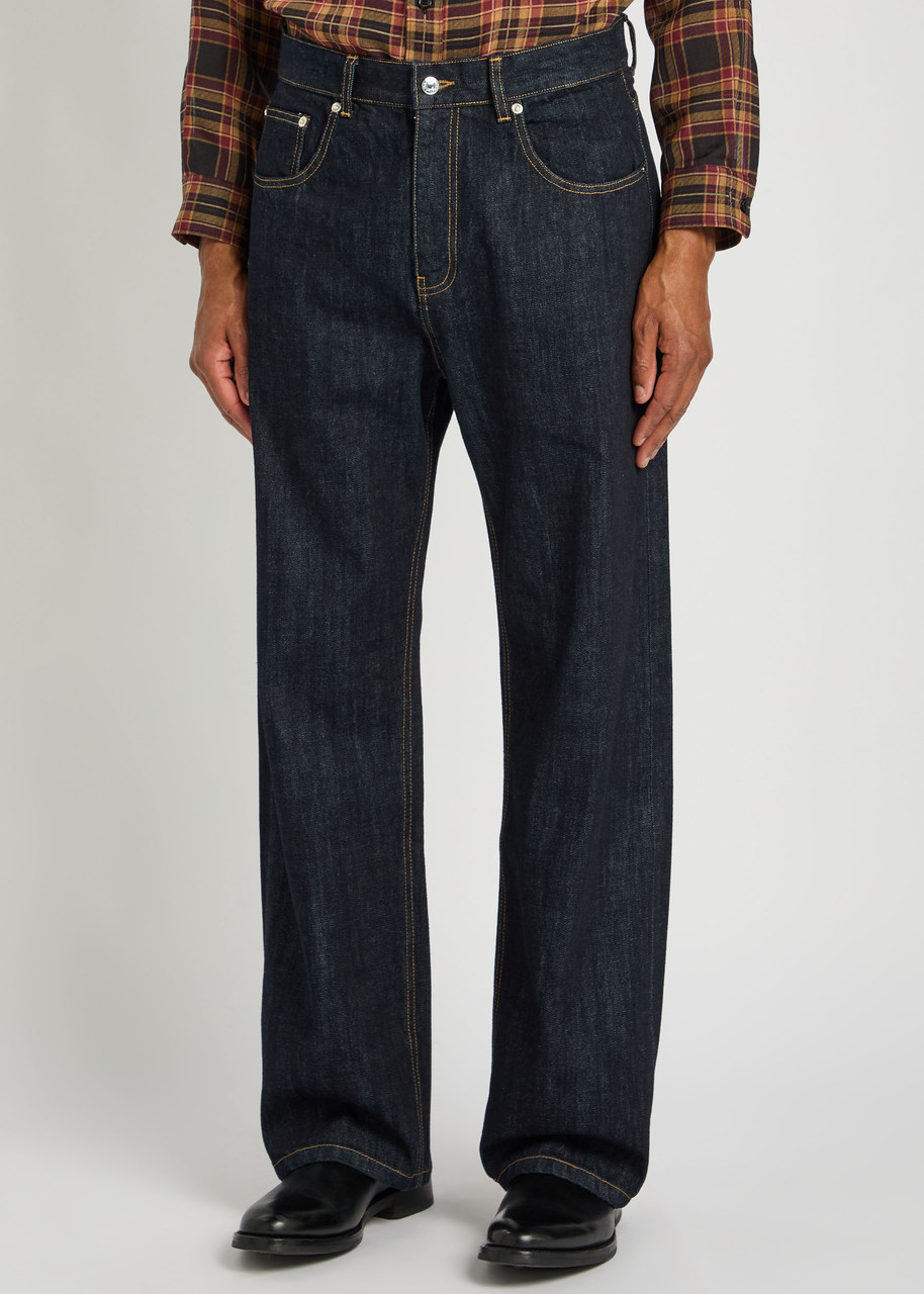 Second / Layer Second Layer Big Papi Relaxed Straight-leg Jeans In Blue