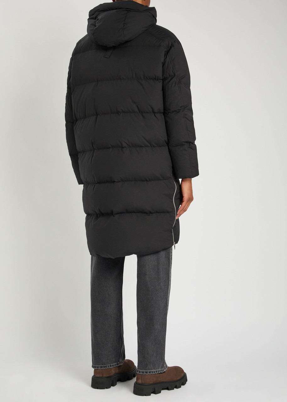  Moose Knuckles Everest Long Shell Puffer Coat - Black - Xxl 