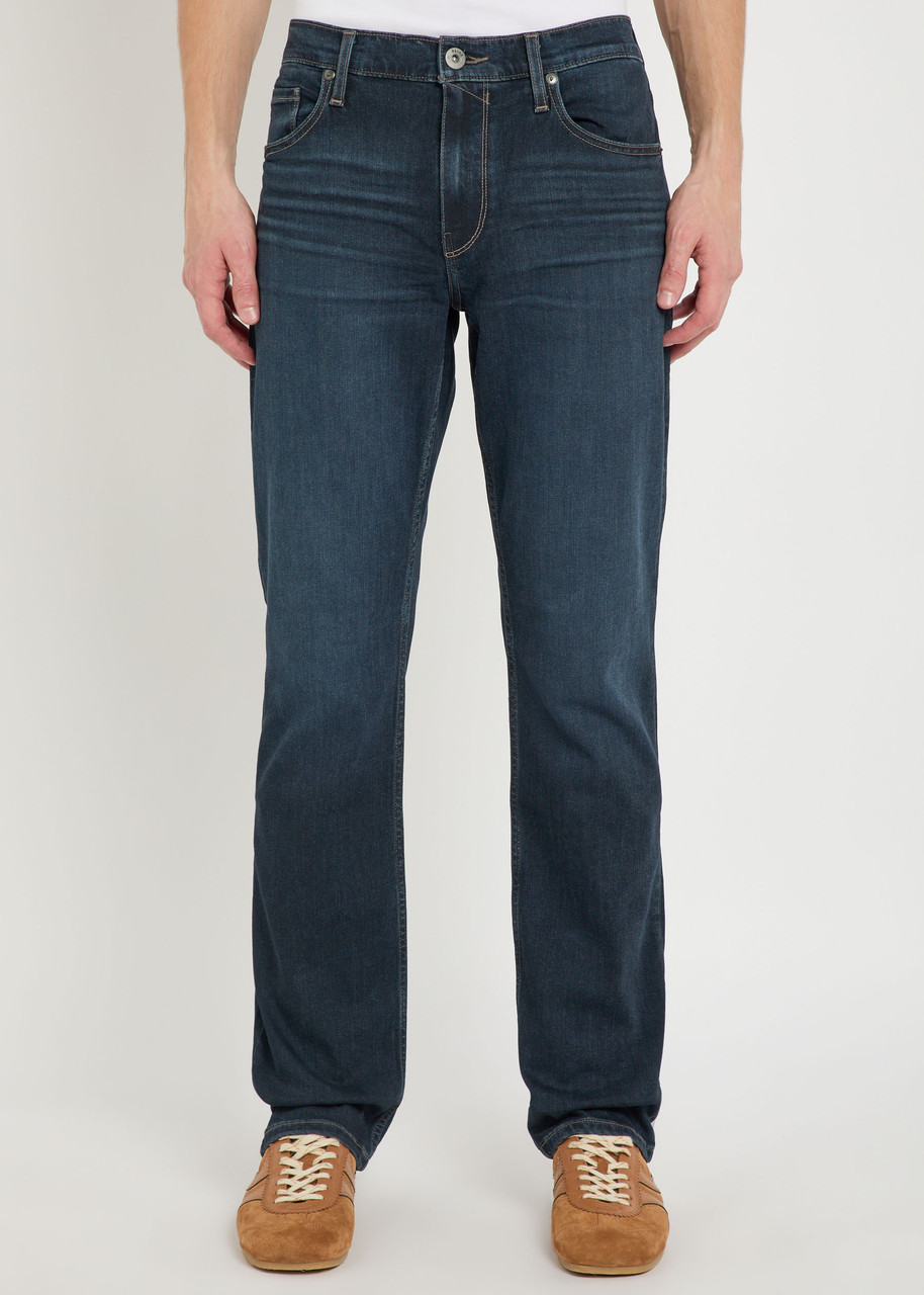 Paige Federal Slim Straight-leg Denim Jeans In Blue